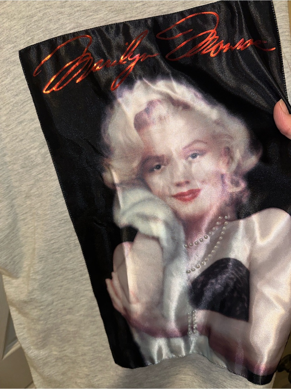 Marilyn Monroe Gray Tee